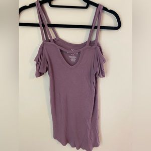 American Eagle Soft & Sexy rib shirt